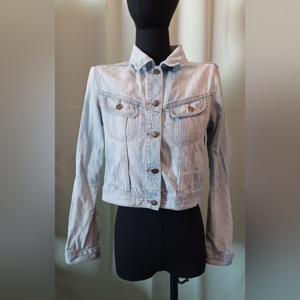 Forever 21 Light Blue Denim Jean Jacket - Picture 3 of 11